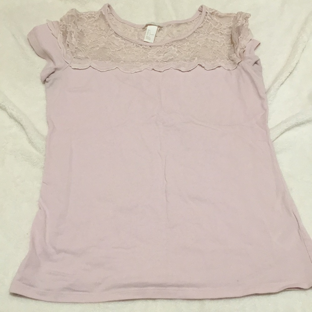 H & M pink top